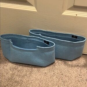 Blue Felt Bag Organizers
